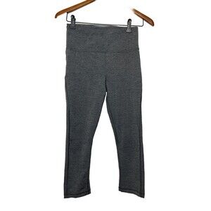 Athleta Womens Leggings XSmall Gray Ultimate Stash Pocket Capri Active Cropped